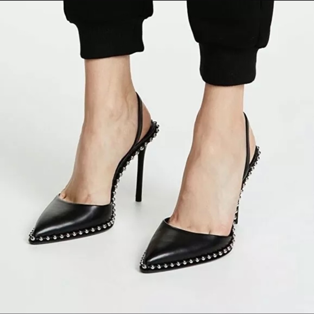 Alexander Wang Rina Studded Slingback Pumps